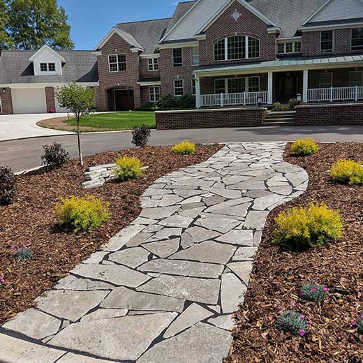 Flagstone Walkway