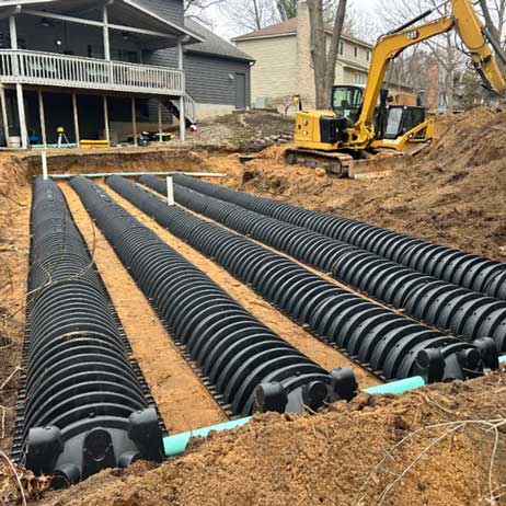 Infiltrator Drain Field